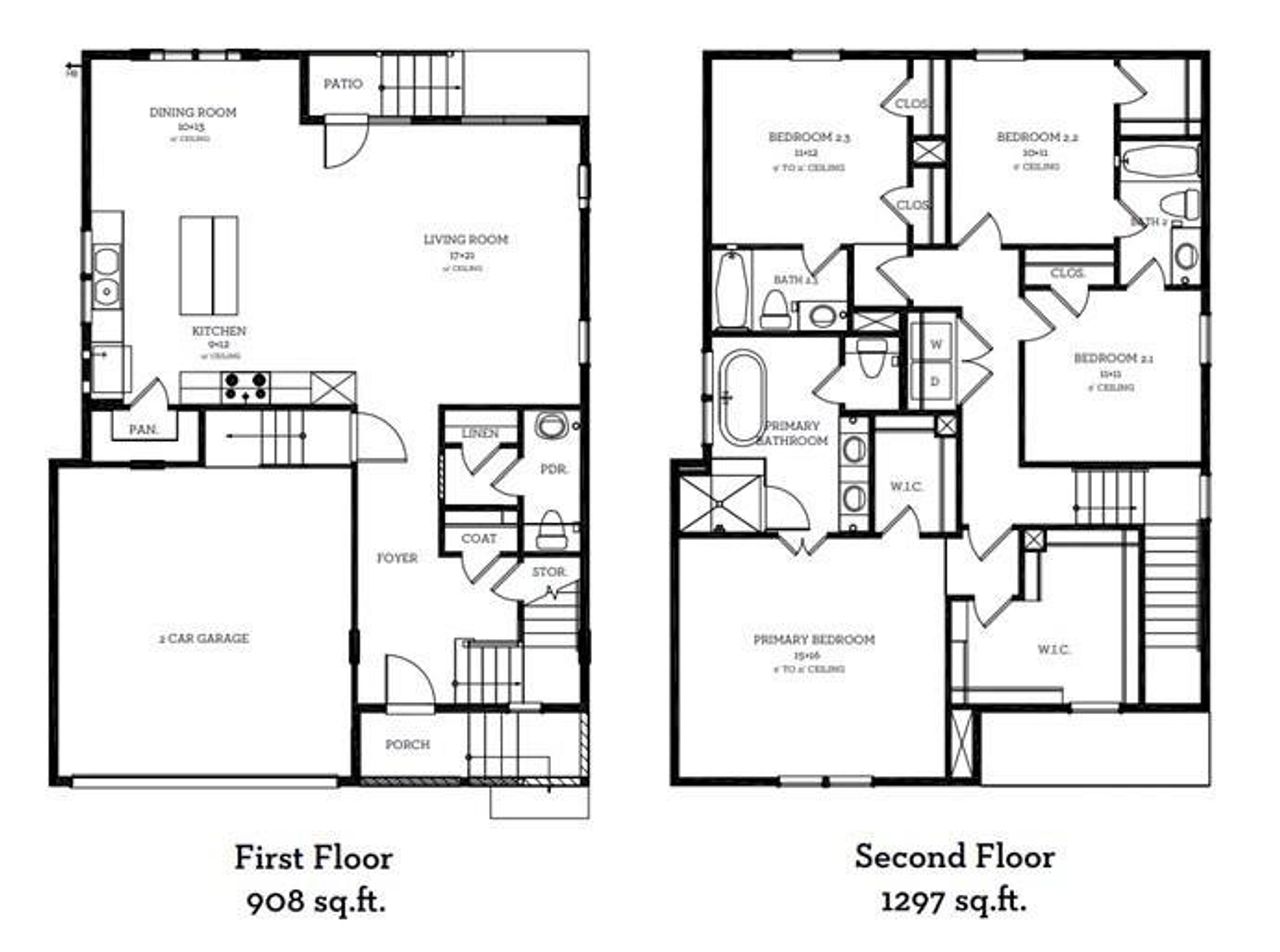 The floor plan for 11065 Chatterton Dr.