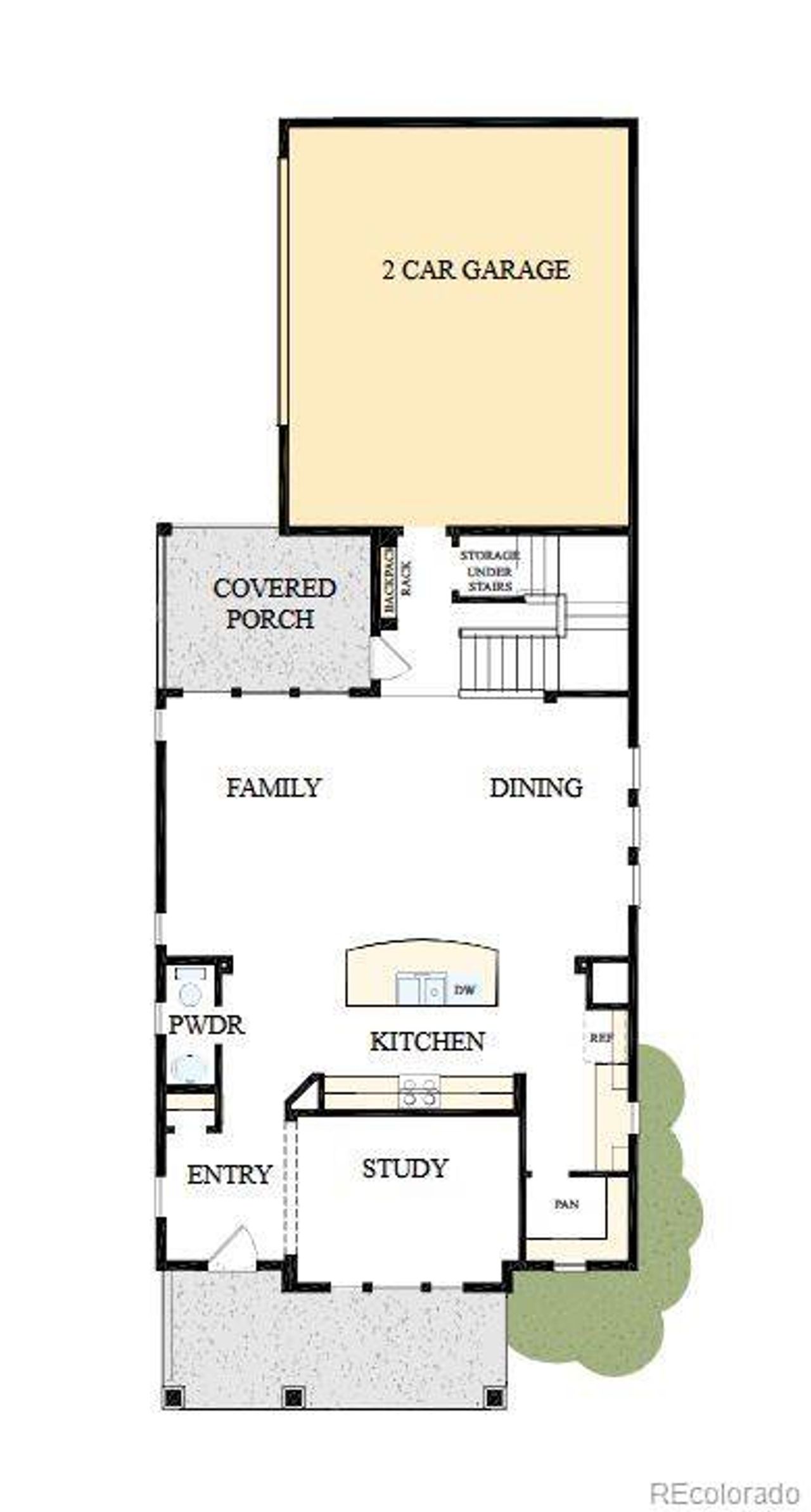 2D floor plan layout of this home in Painted Prairie Cottage, Aurora, CO (Image 2). 2D floor plan layout of this home in Painted Prairie Cottage, Aurora, CO (Image 2).