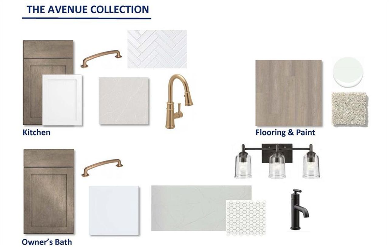 Sample of building materials used in homes in Settingdown Farms, Cumming (Image 2).