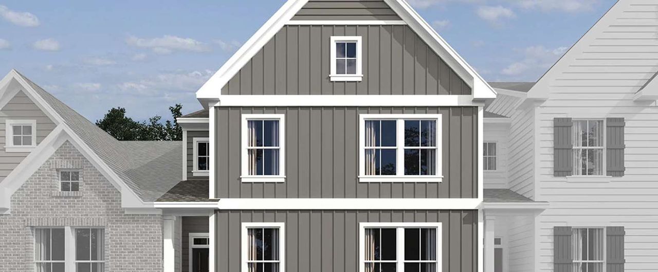 Representative exterior photo of a completed home built from the Bradford by Ashton Woods in Cedars of Cane Ridge | 55+ Community, Antioch, TN (Image 2). Representative exterior photo of a completed home built from the Bradford by Ashton Woods in Cedars of Cane Ridge | 55+ Community, Antioch, TN (Image 2).