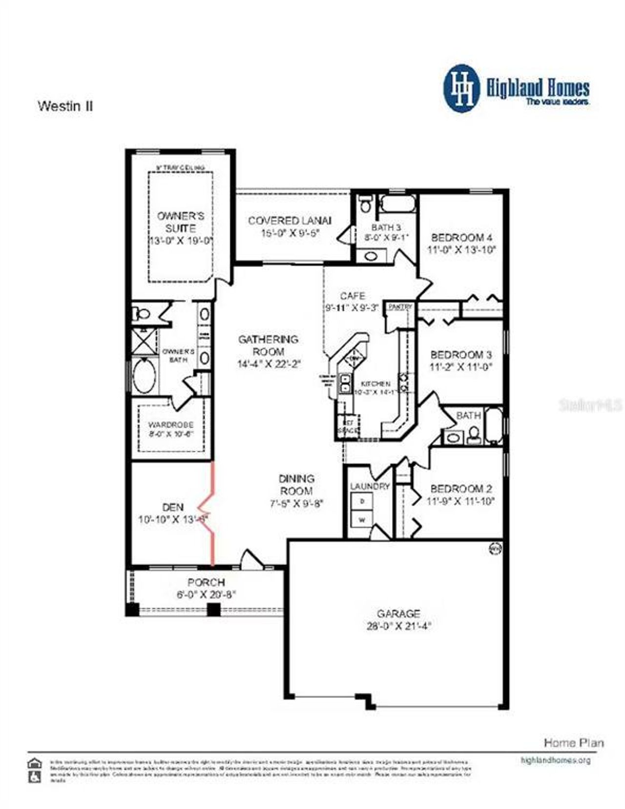 2D floor plan layout of this home in Cypress Ridge Ranch, Wimauma, FL (Image 2).