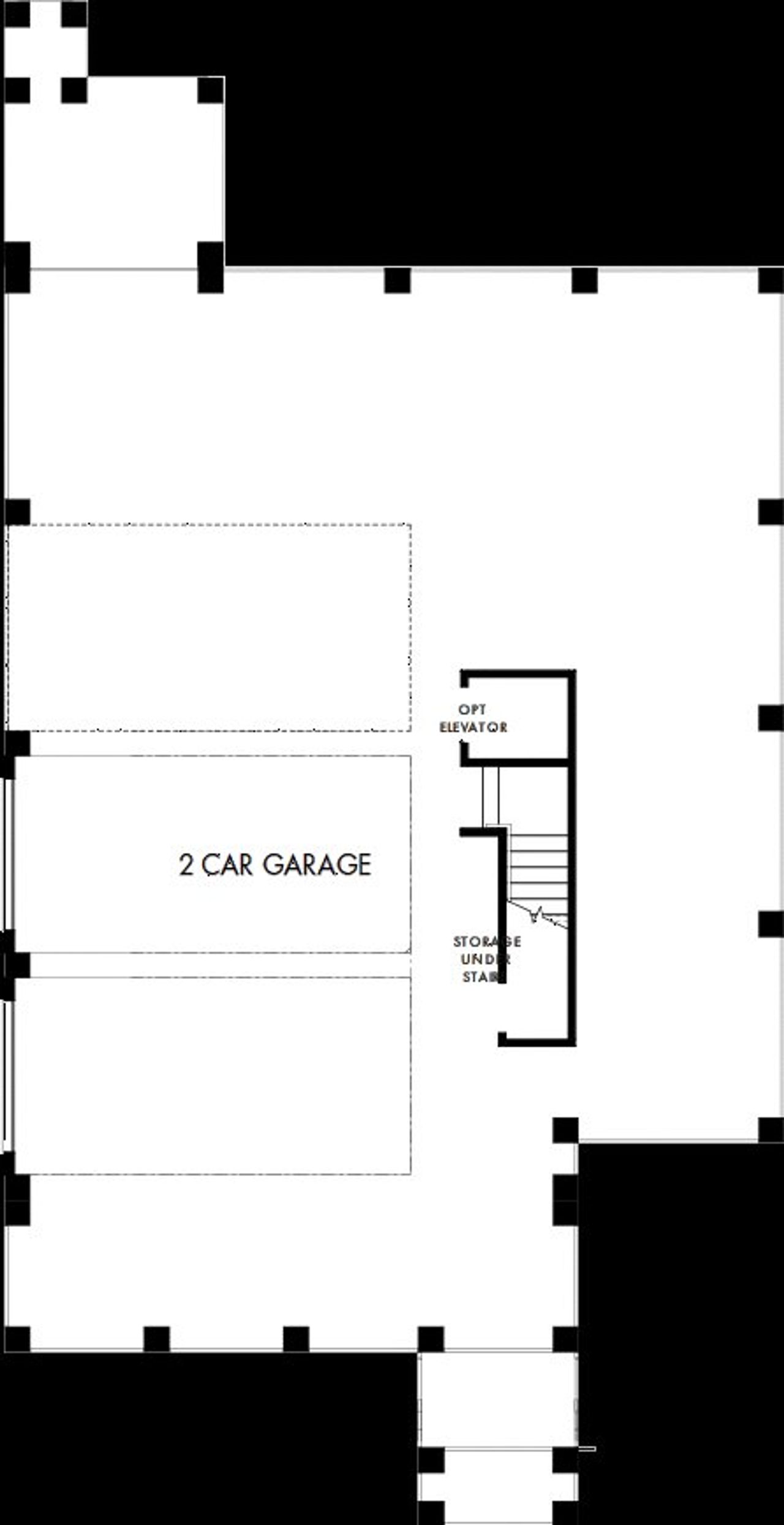 2D floor plan layout of this home in Discover Series – Elevate, Charleston, SC (Image 2).