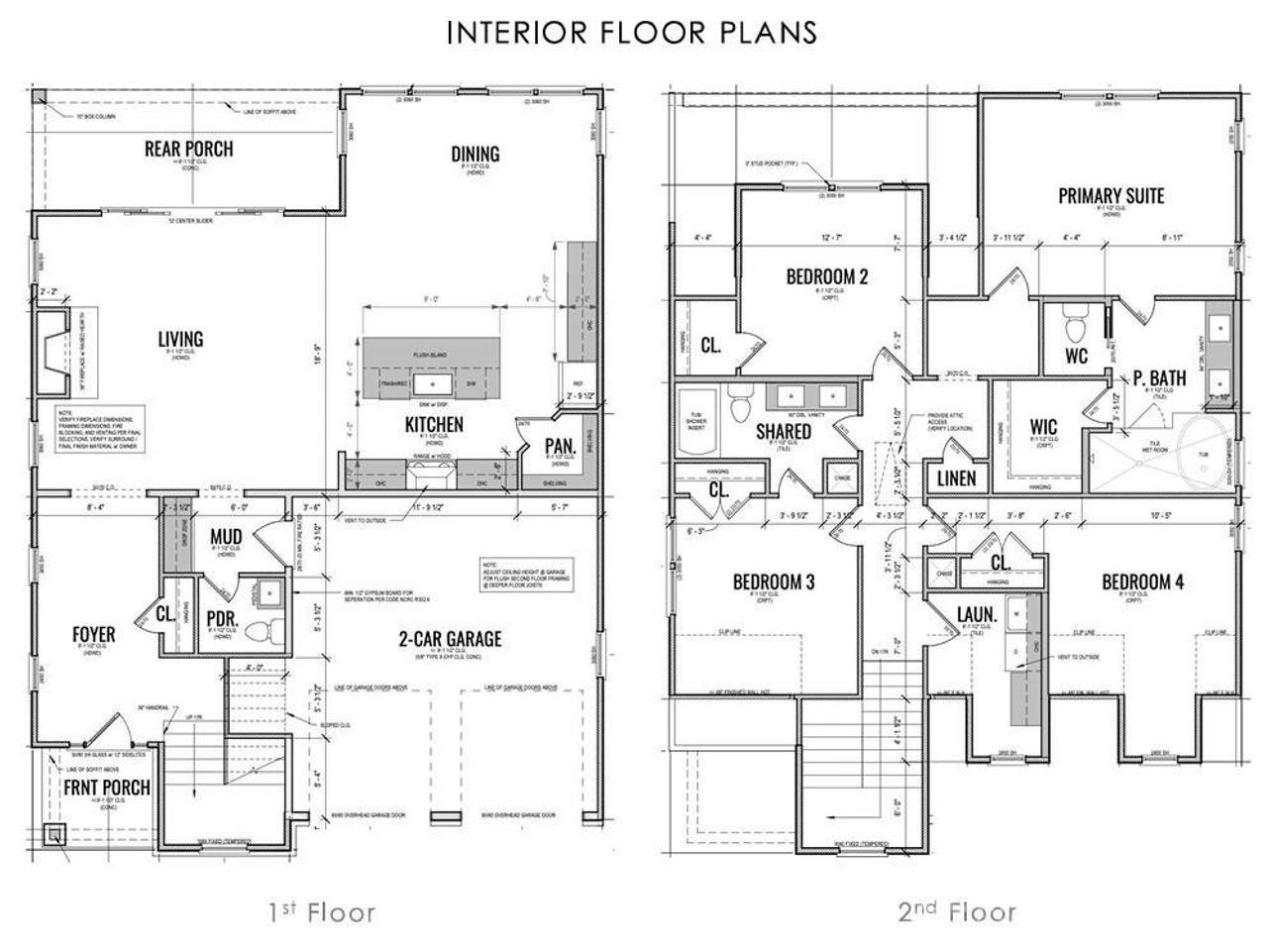 2D floor plan layout of this home in Matthews Ridge Reserve, Matthews, NC (Image 2). 2D floor plan layout of this home in Matthews Ridge Reserve, Matthews, NC (Image 2).