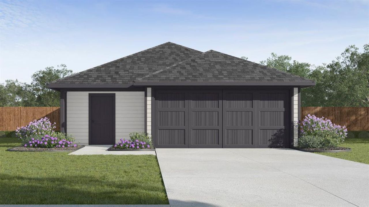 Front exterior of a new home in Riverfield, Josephine, TX, highlighting curb appeal (Image 2).