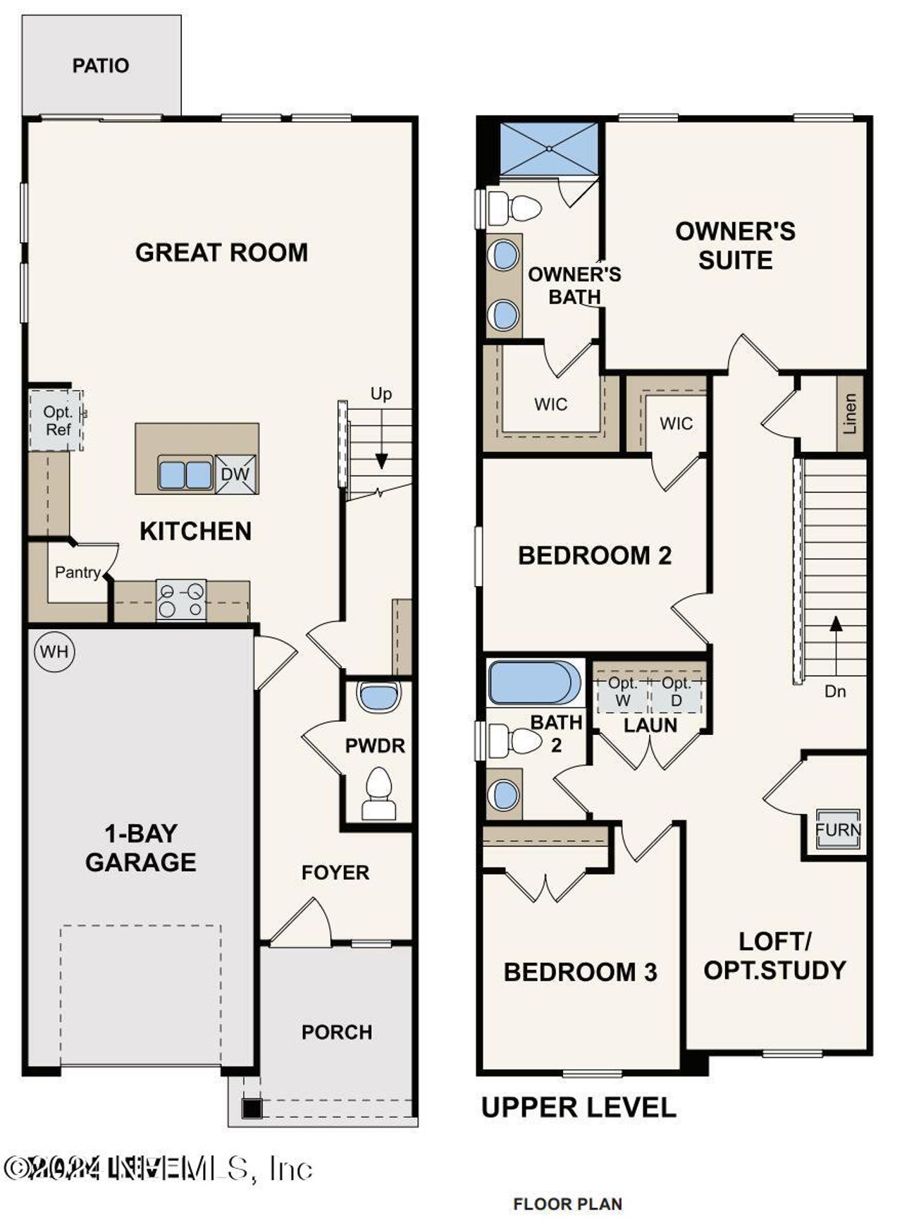 2D floor plan layout of this home in , Jacksonville, FL (Image 2). 2D floor plan layout of this home in , Jacksonville, FL (Image 2).