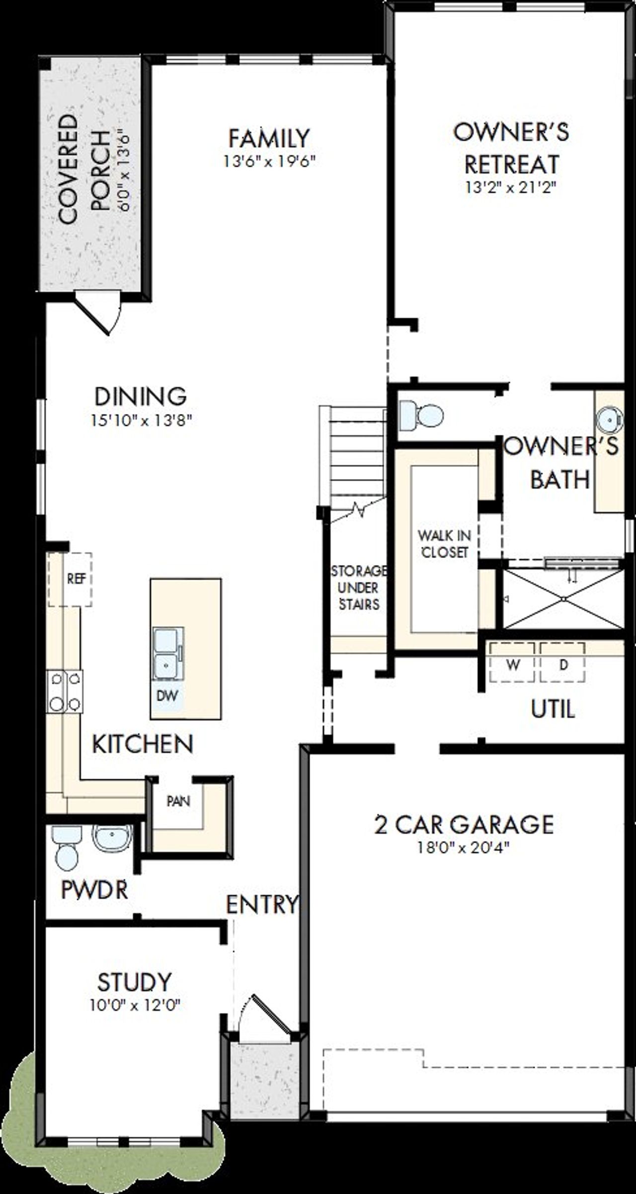 2D floor plan layout of this home in Jordan Ranch - Terrace Collection, Fulshear, TX (Image 2). 2D floor plan layout of this home in Jordan Ranch - Terrace Collection, Fulshear, TX (Image 2).