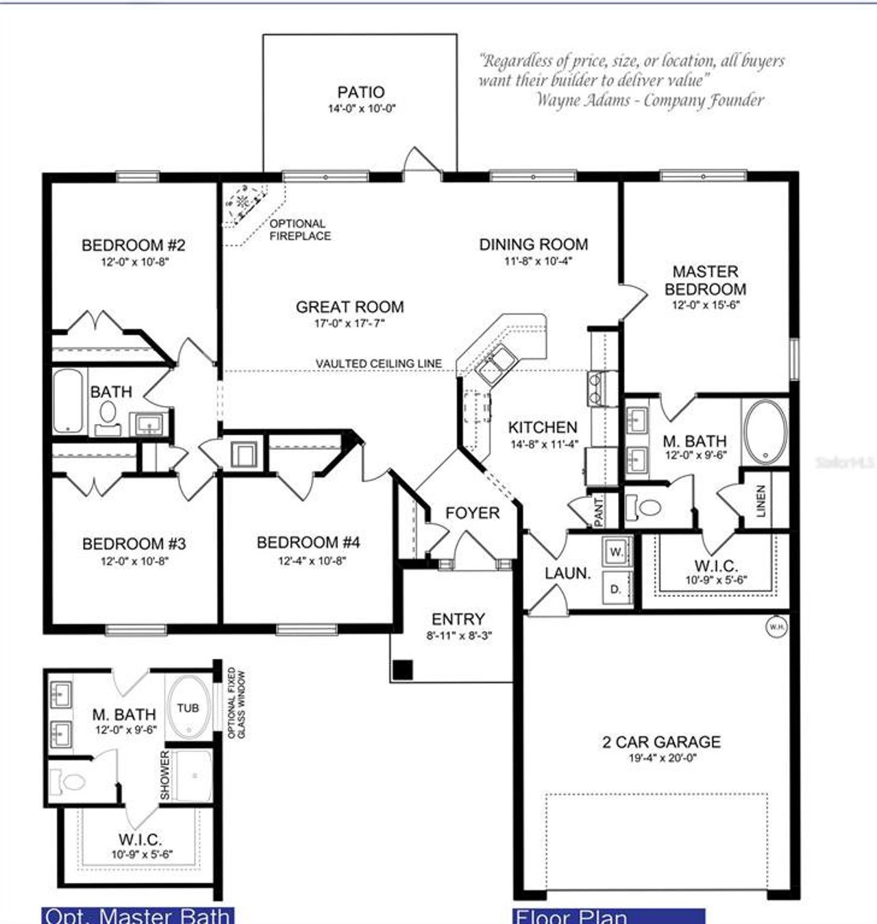 2D floor plan layout of this home in North Port, North Port, FL (Image 2).