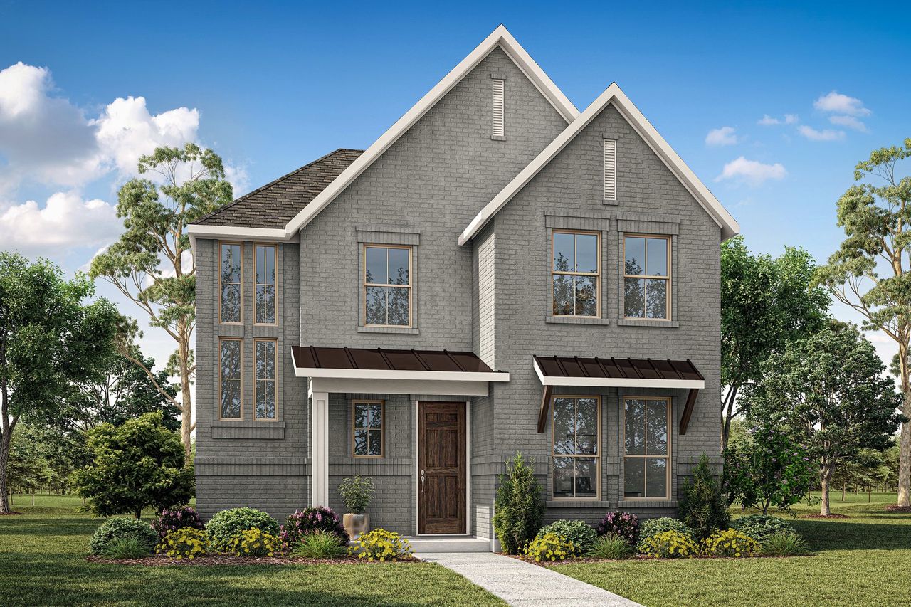 Representative exterior photo of a completed home built from the Walker by Tri Pointe Homes in Avondale, Fate, TX (Image 2).