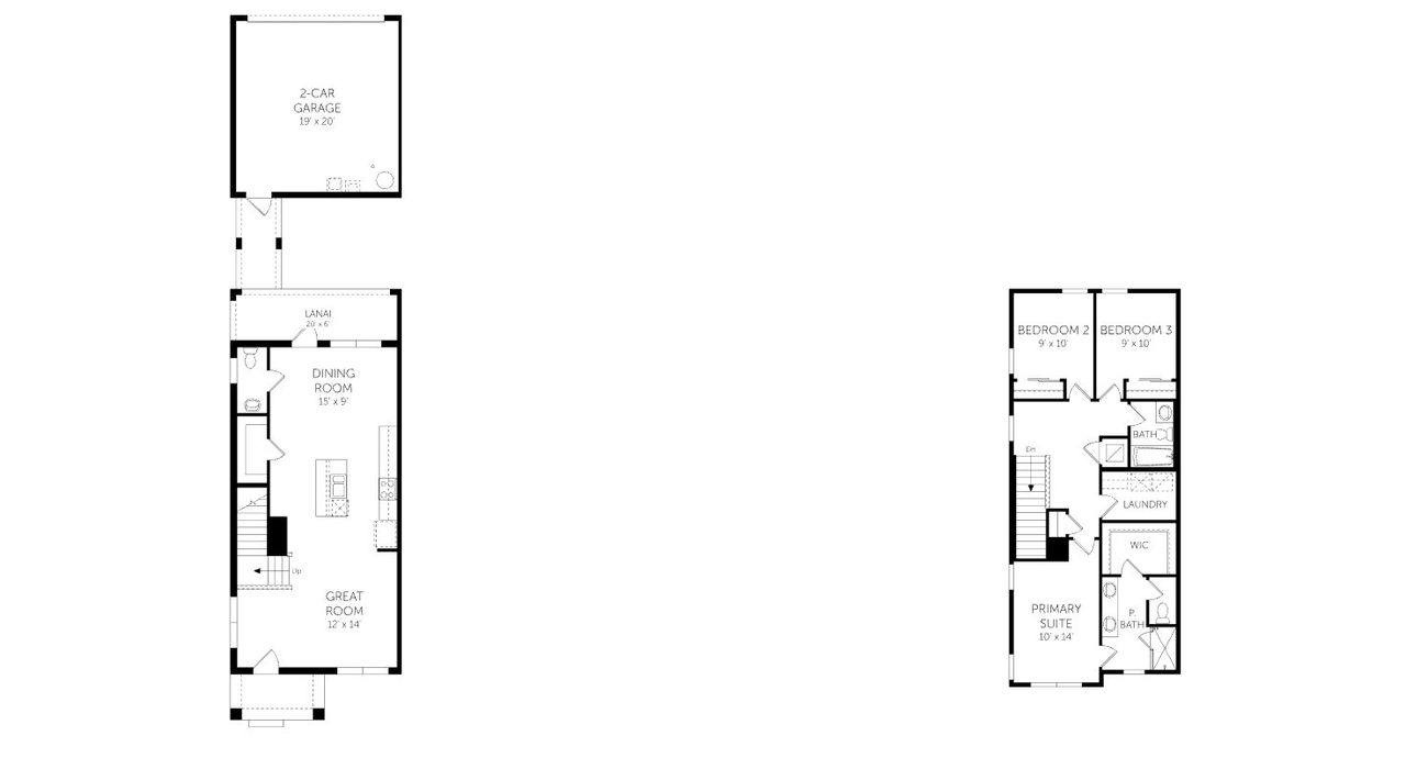 2D floor plan layout of this home in Serenade at Ovation, Winter Garden, FL (Image 2). 2D floor plan layout of this home in Serenade at Ovation, Winter Garden, FL (Image 2).