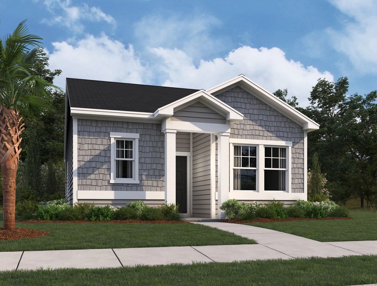 Representative exterior photo of a completed home built from the Alps by Starlight Homes in Crossing at Givhans, Ridgeville, SC (Image 2).