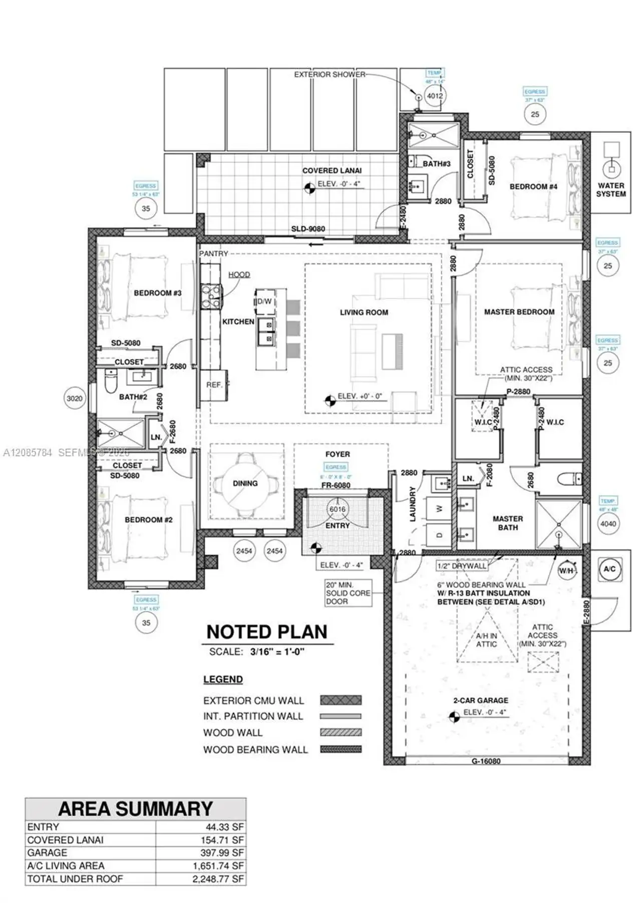 2D floor plan layout of this home in , Lehigh Acres, FL (Image 2).