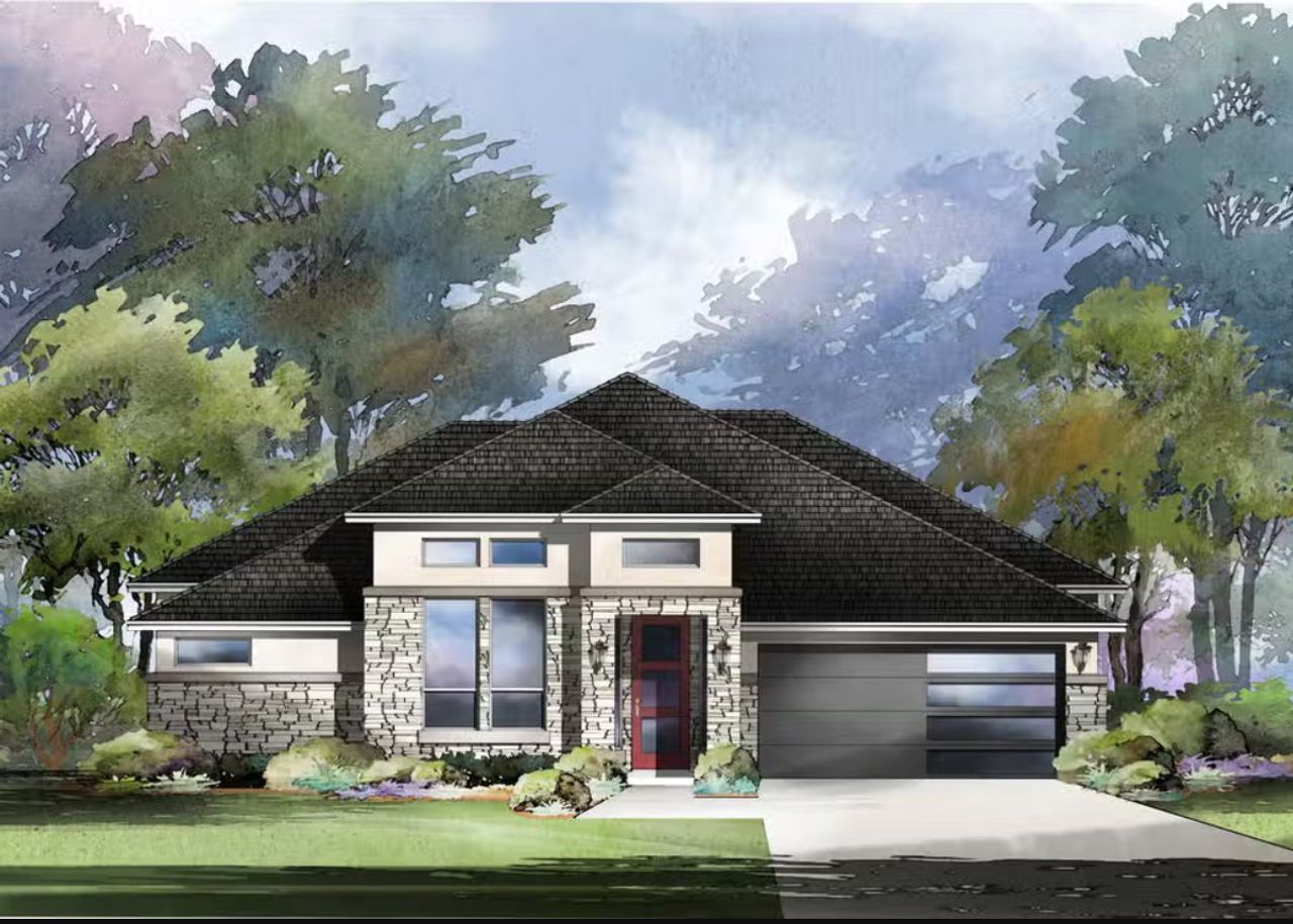 Representative rendering of the exterior for the Nichol by Drees Custom Homes (Image 2).