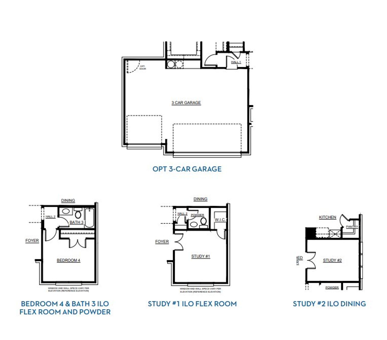 2D floor plan layout for the Concept 2492 by Landsea Homes in Pirate Village, Granbury, TX (Image 2).
