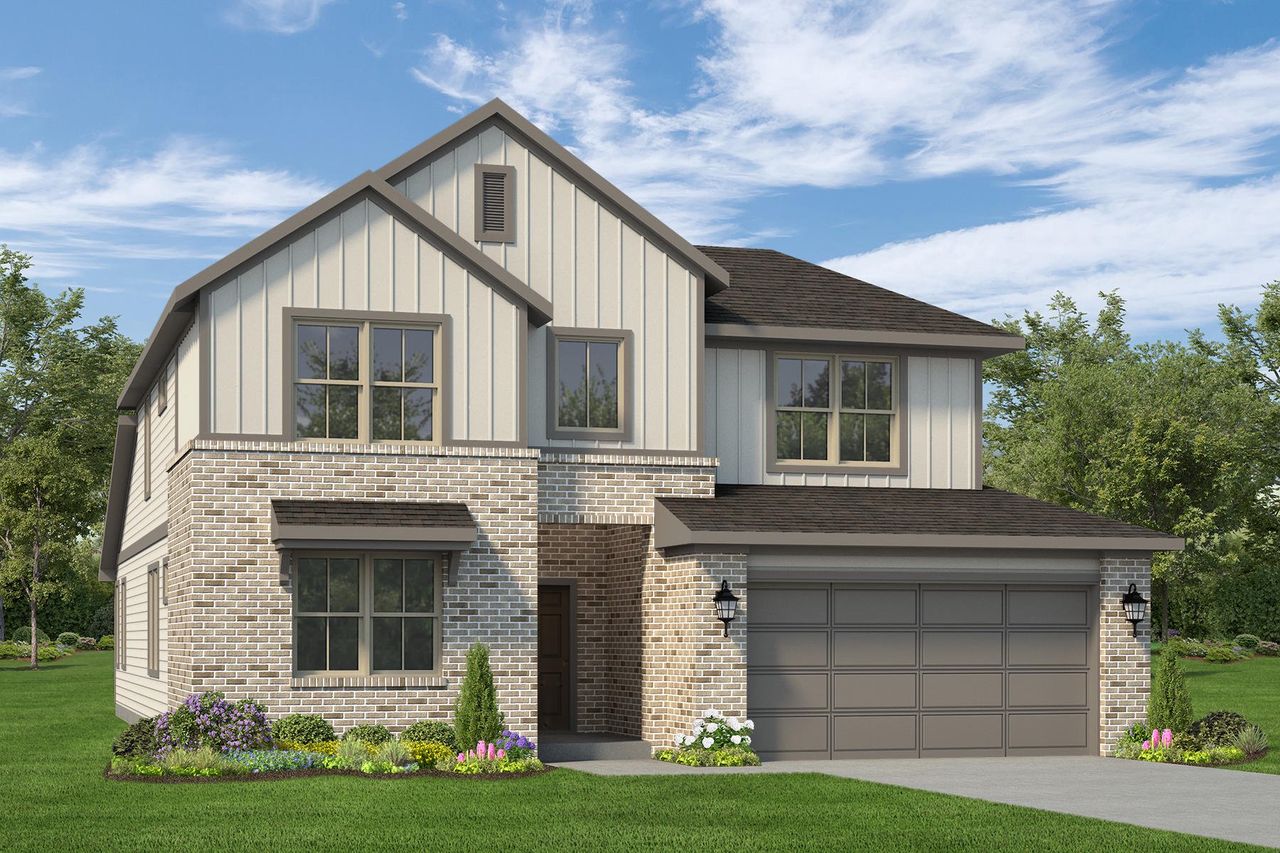 Representative exterior photo of a completed home built from the Rosewood by Autograph Homes in Aldeana, Bonney, TX (Image 2).