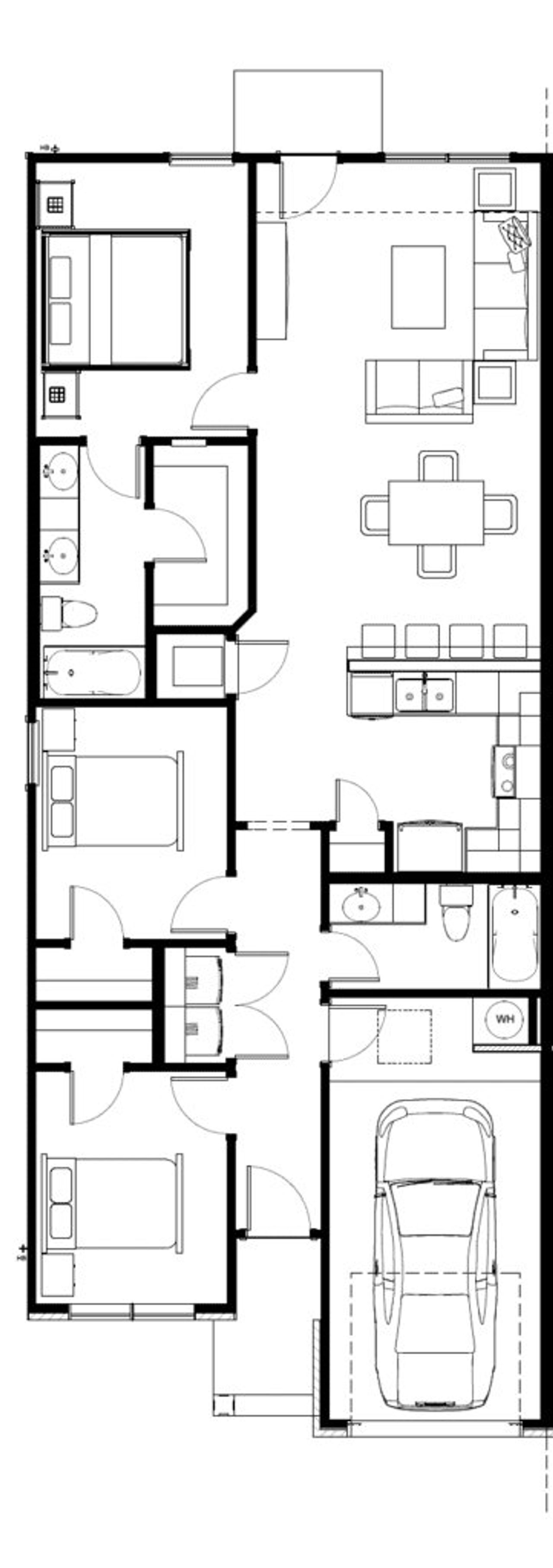 2D floor plan layout of this home in College Park Townhomes, Troy, TX (Image 2). 2D floor plan layout of this home in College Park Townhomes, Troy, TX (Image 2).