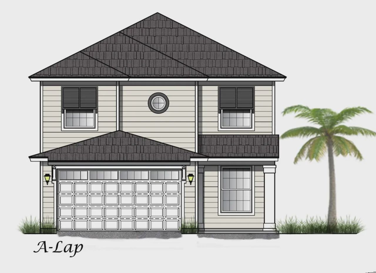 Representative rendering of the exterior for the Plan 2465 by Ashley Homes, LLC (Image 2).