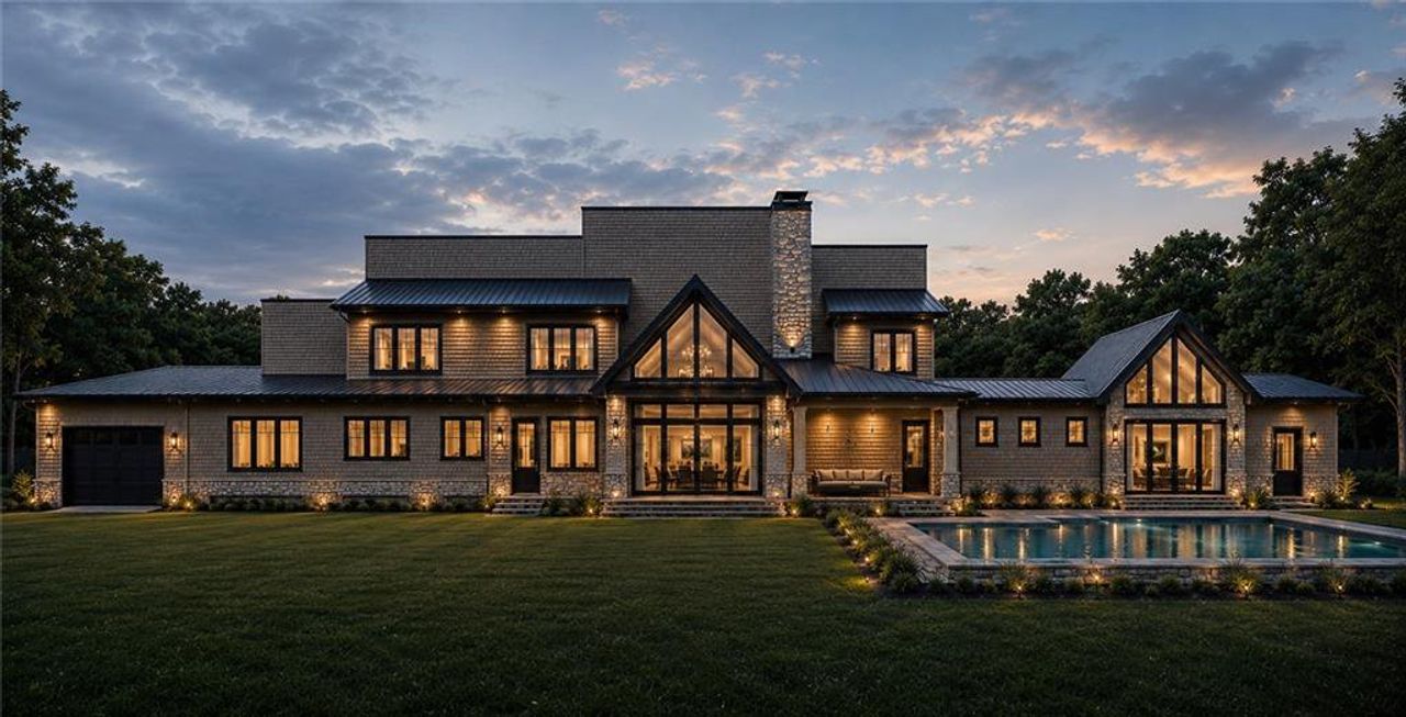 Front exterior of a new home in , Gainesville, GA, highlighting curb appeal (Image 2).