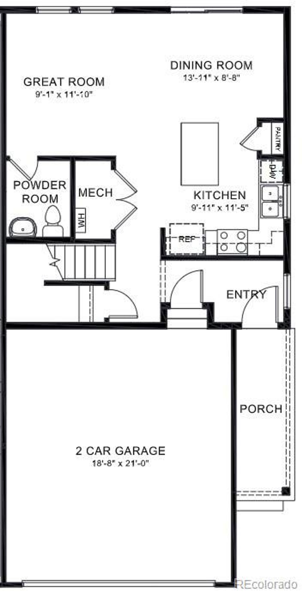 2D floor plan layout of this home in Ellston Park, Colorado Springs, CO (Image 2). 2D floor plan layout of this home in Ellston Park, Colorado Springs, CO (Image 2).
