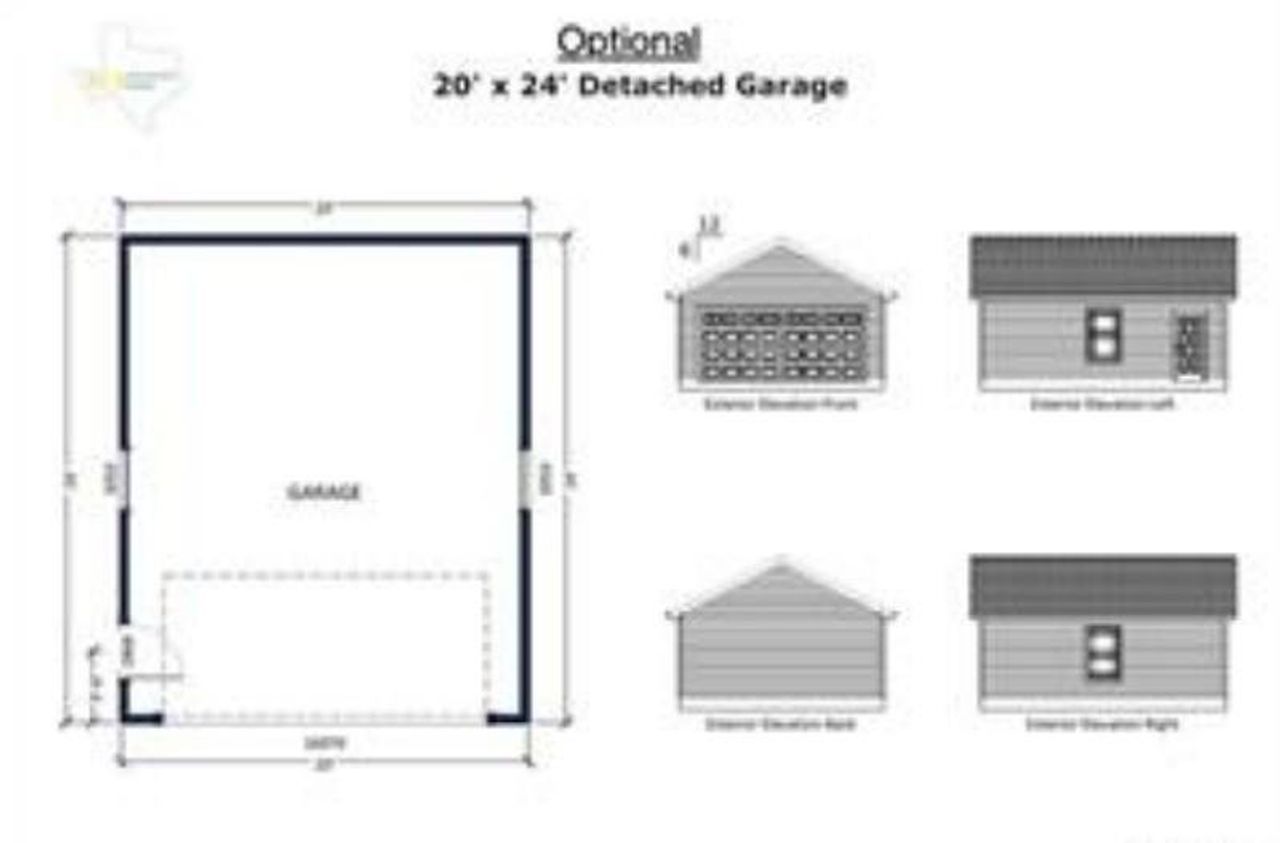 Optional Detached Garage Optional Detached Garage