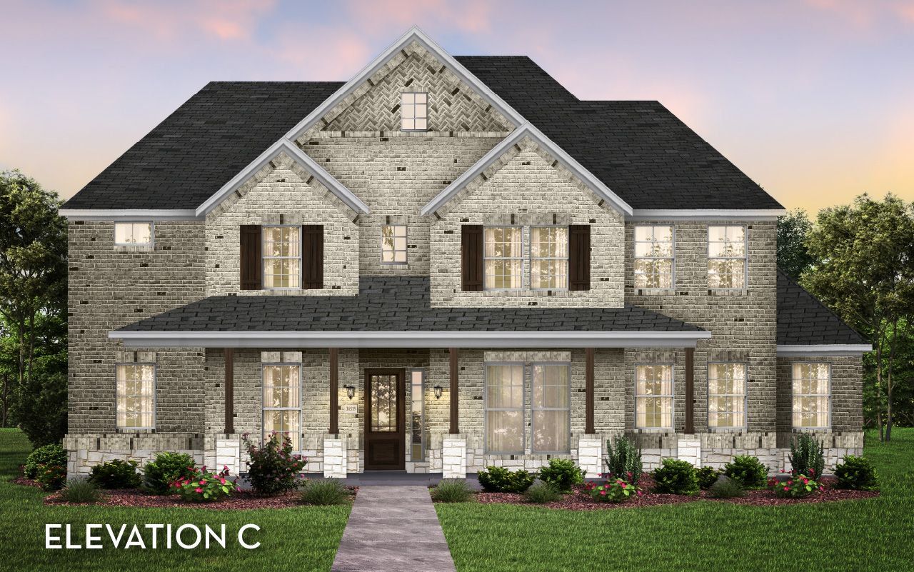 Representative exterior photo of a completed home built from the Kennedy by CastleRock Communities in Solterra, Mesquite, TX (Image 2). Representative exterior photo of a completed home built from the Kennedy by CastleRock Communities in Solterra, Mesquite, TX (Image 2).