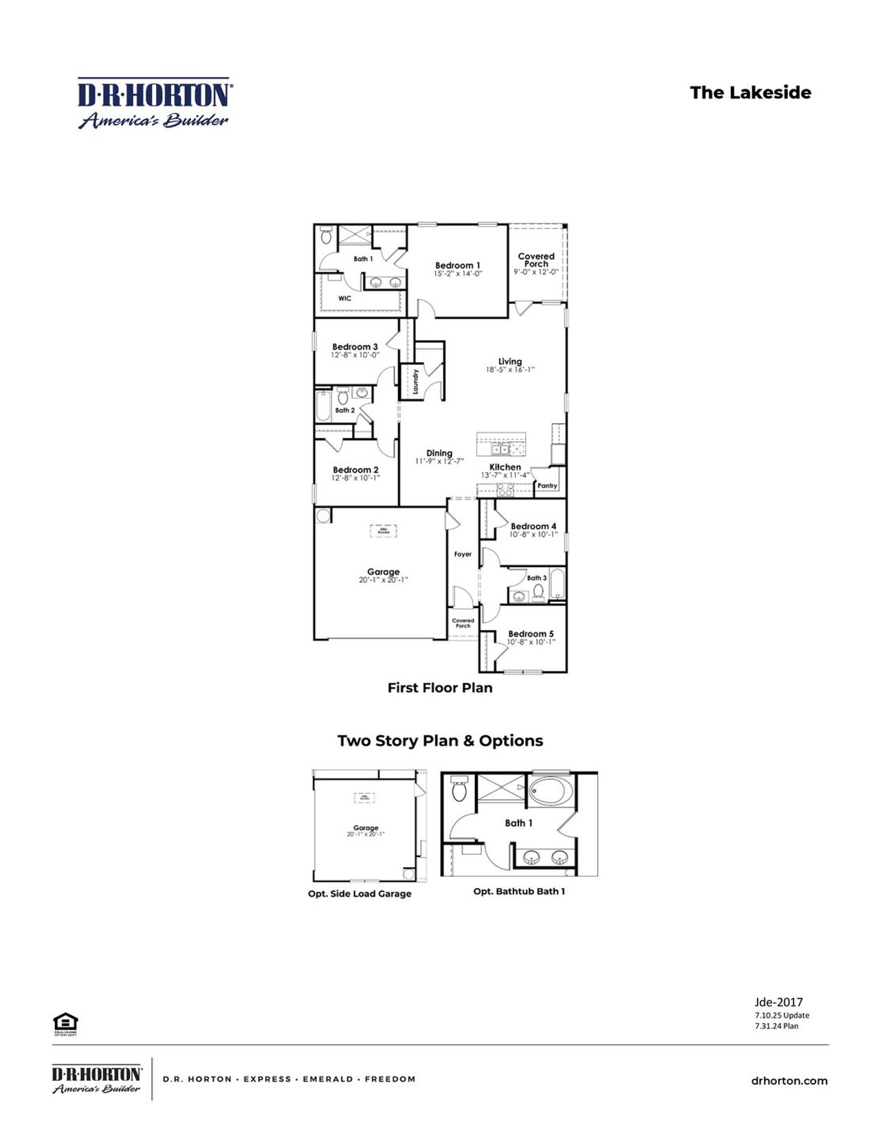 2D floor plan layout of this home in Eden Springs, Longs, SC (Image 2).