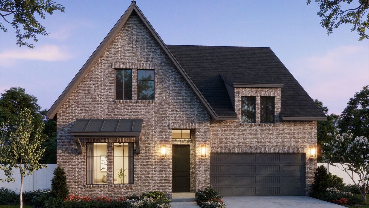 Representative exterior photo of a completed home built from the Sophie by Normandy Homes in Cross Creek Meadows, Celina, TX (Image 2).