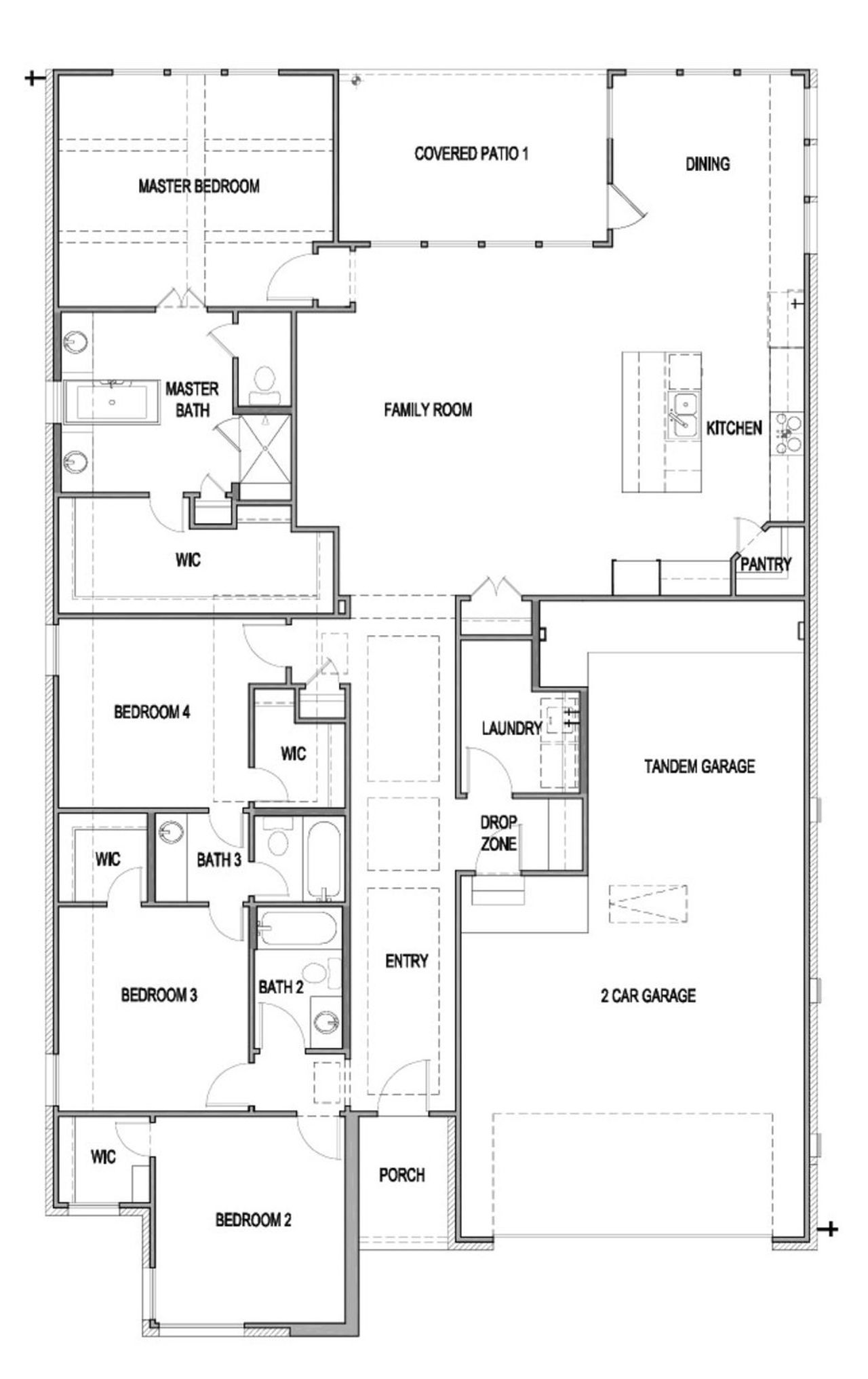 2D floor plan layout of this home in Windsong, Boerne, TX (Image 2). 2D floor plan layout of this home in Windsong, Boerne, TX (Image 2).