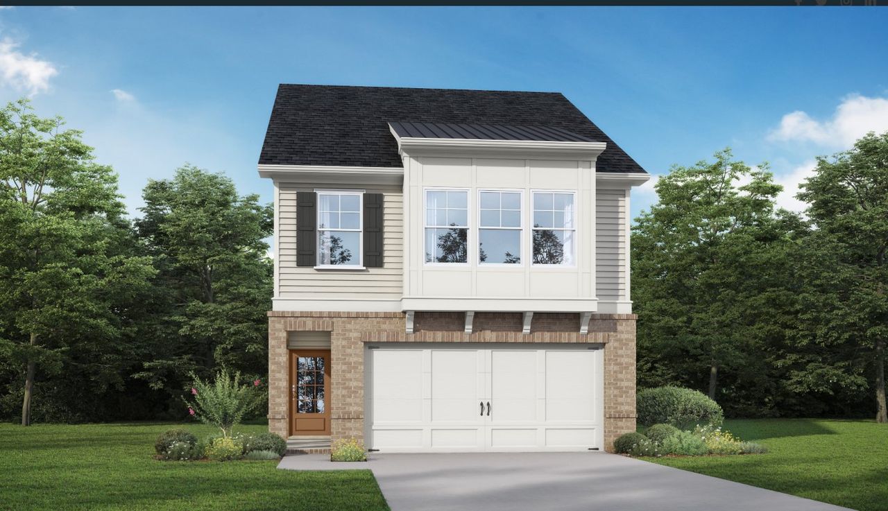 Representative exterior photo of a completed home built from the Buchanan by McKinley Homes in Porter Reserve, Decatur, GA (Image 2).