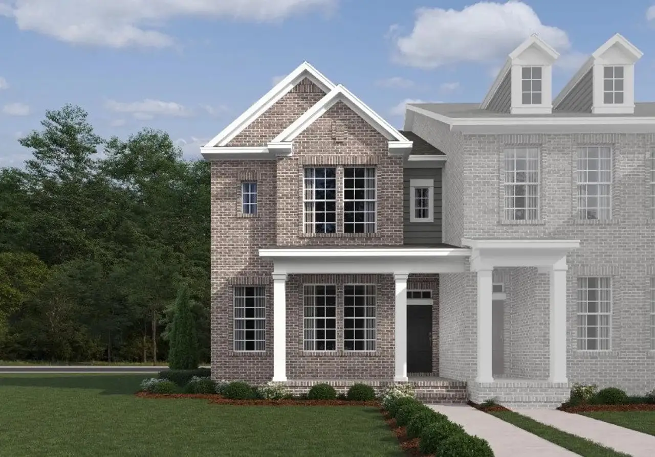 Representative exterior photo of a completed home built from the Alameda by Ashton Woods in Clari Park Townhomes, Murfreesboro, TN (Image 2).