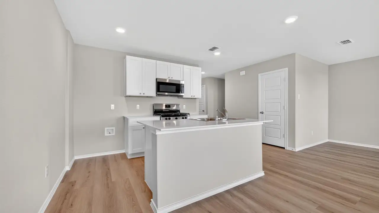 Furnished interior view inside a new home in Monarch at the Meadows, Ponder (Image 2).