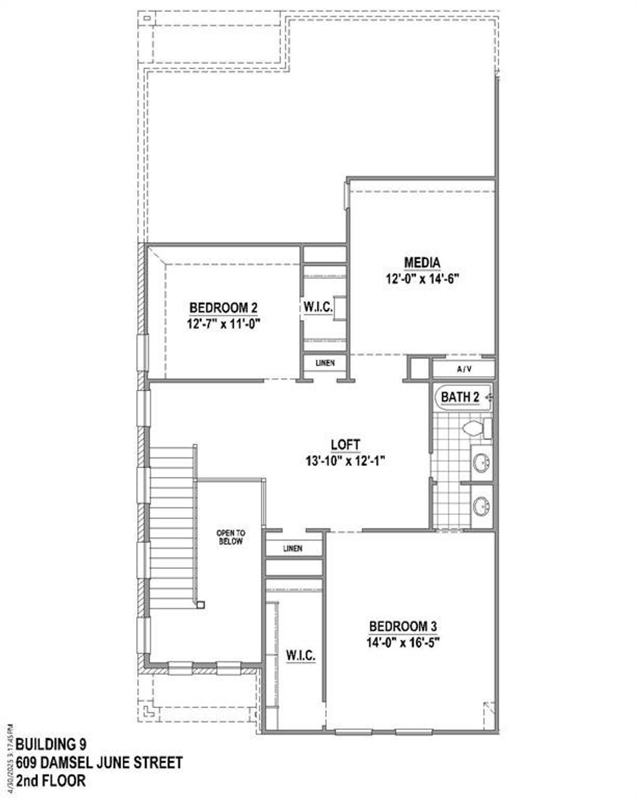 2nd Level Floor Plan 2nd Level Floor Plan
