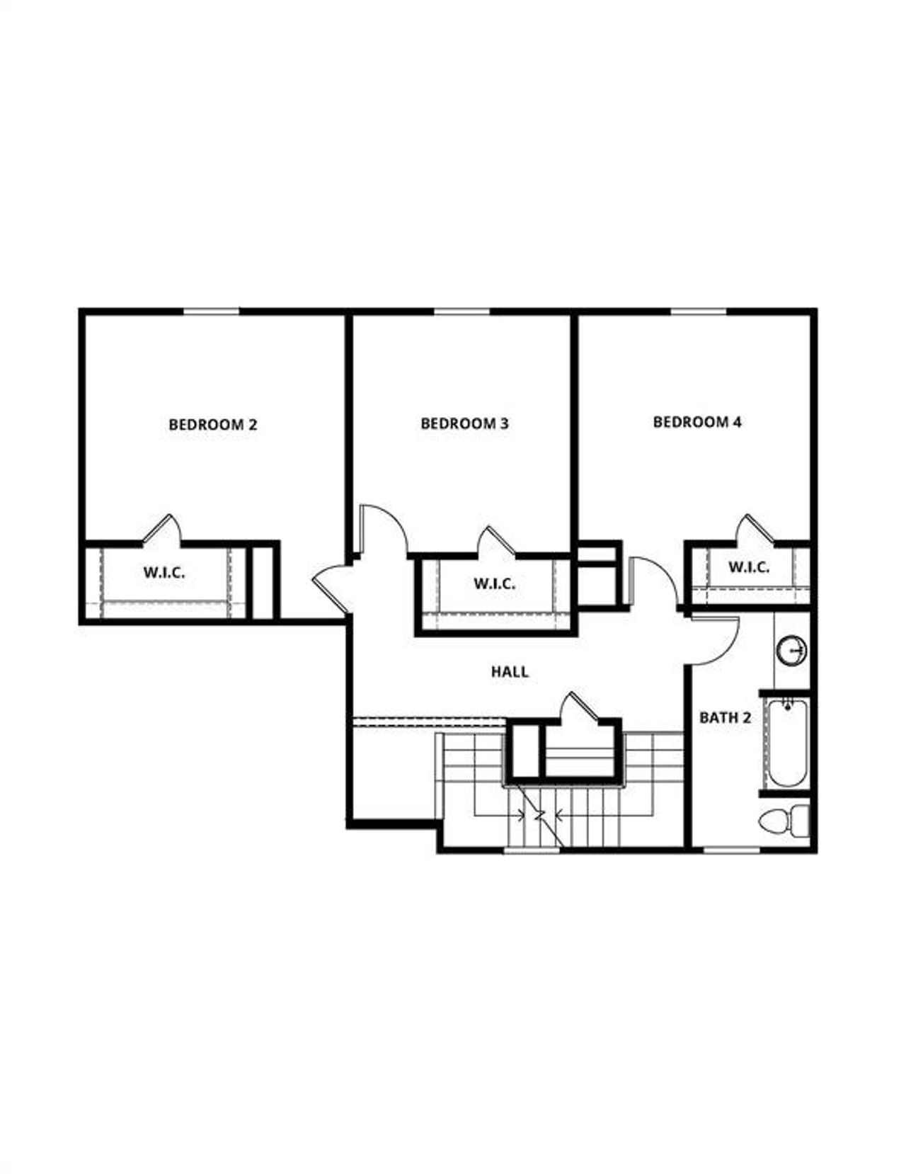 2D floor plan layout of this home in Patriot Estates, Venus, TX (Image 2). 2D floor plan layout of this home in Patriot Estates, Venus, TX (Image 2).