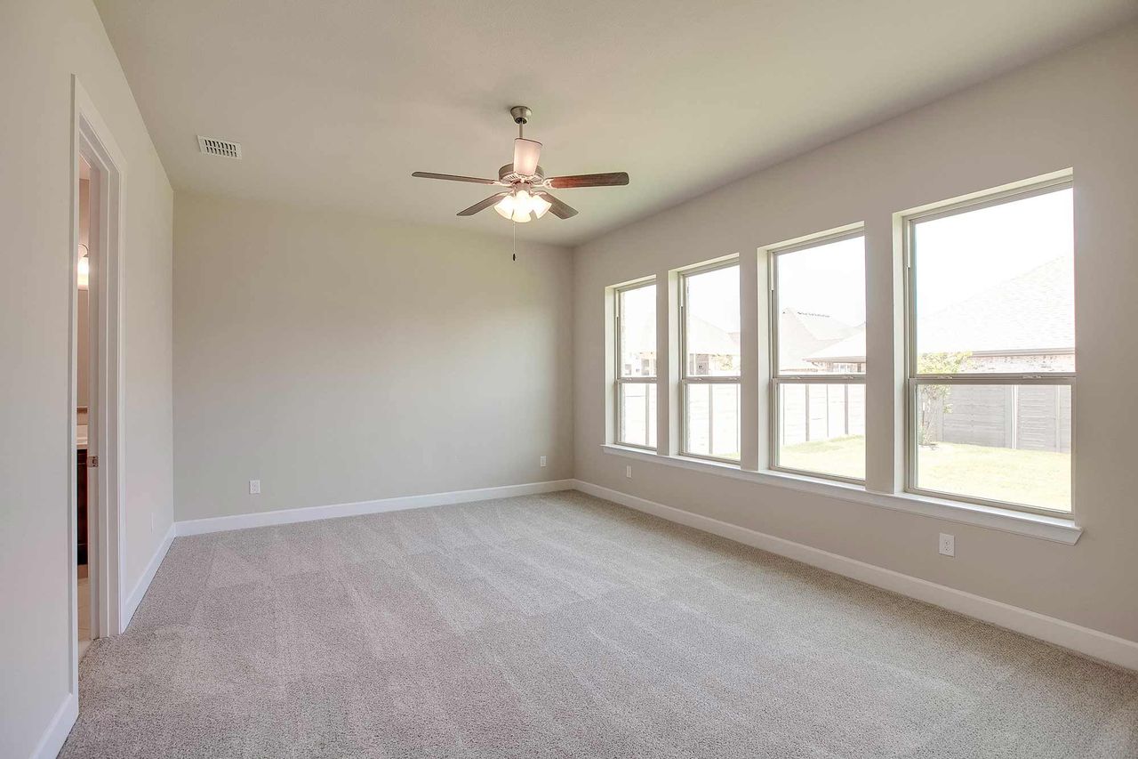 Representative unfurnished interior of a home built from the The Bruneau by David Weekley Homes in Monterra - Classics, Fate (Image 2). Representative unfurnished interior of a home built from the The Bruneau by David Weekley Homes in Monterra - Classics, Fate (Image 2).