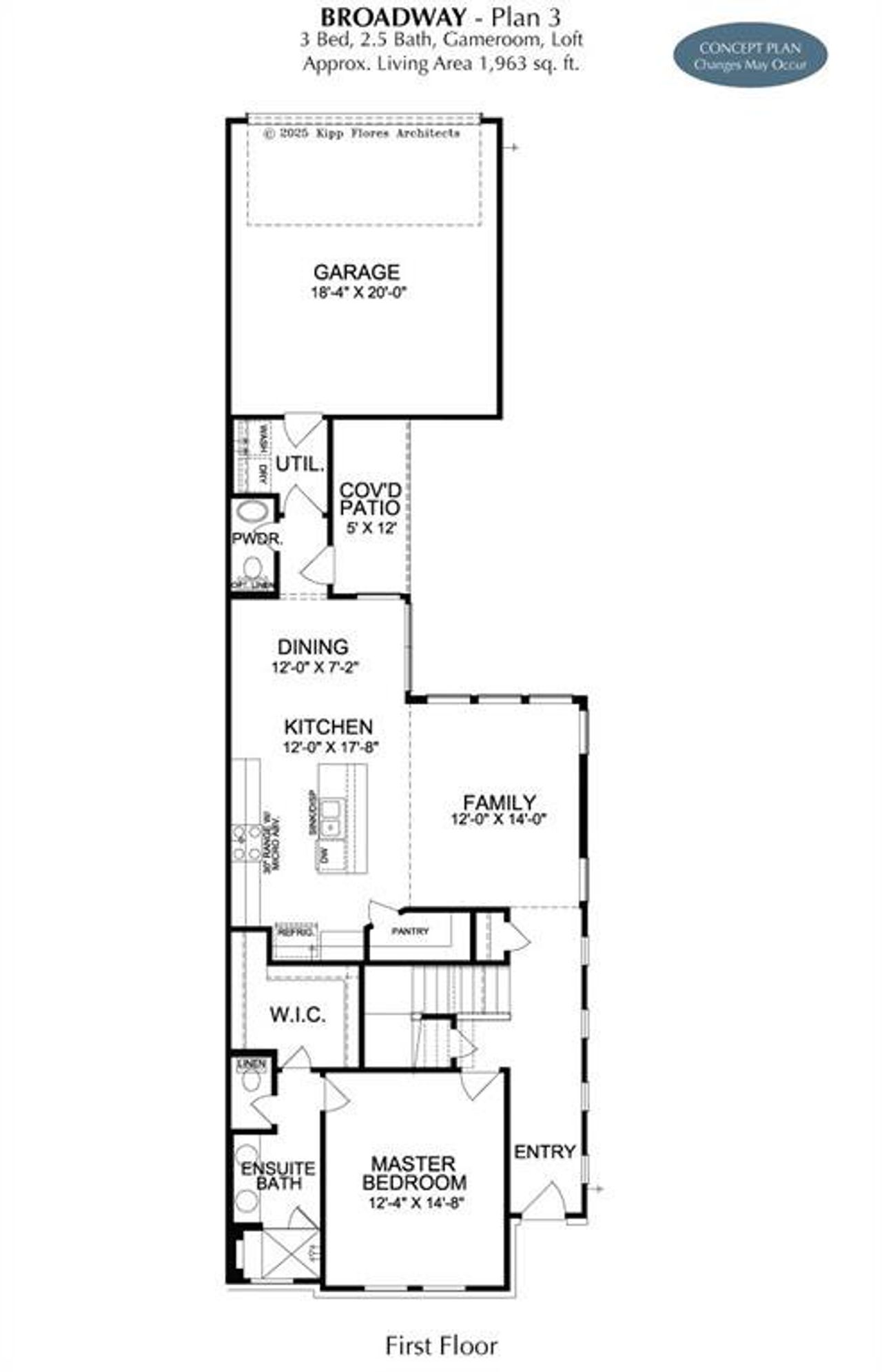 2D floor plan layout of this home in , Frisco, TX (Image 2).