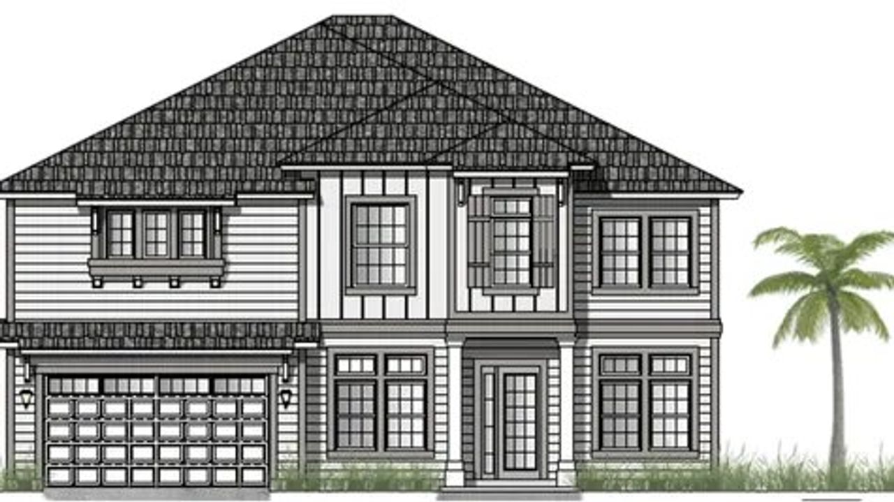 Representative rendering of the exterior for the 3453 by Ashley Homes, LLC (Image 2). Representative rendering of the exterior for the 3453 by Ashley Homes, LLC (Image 2).