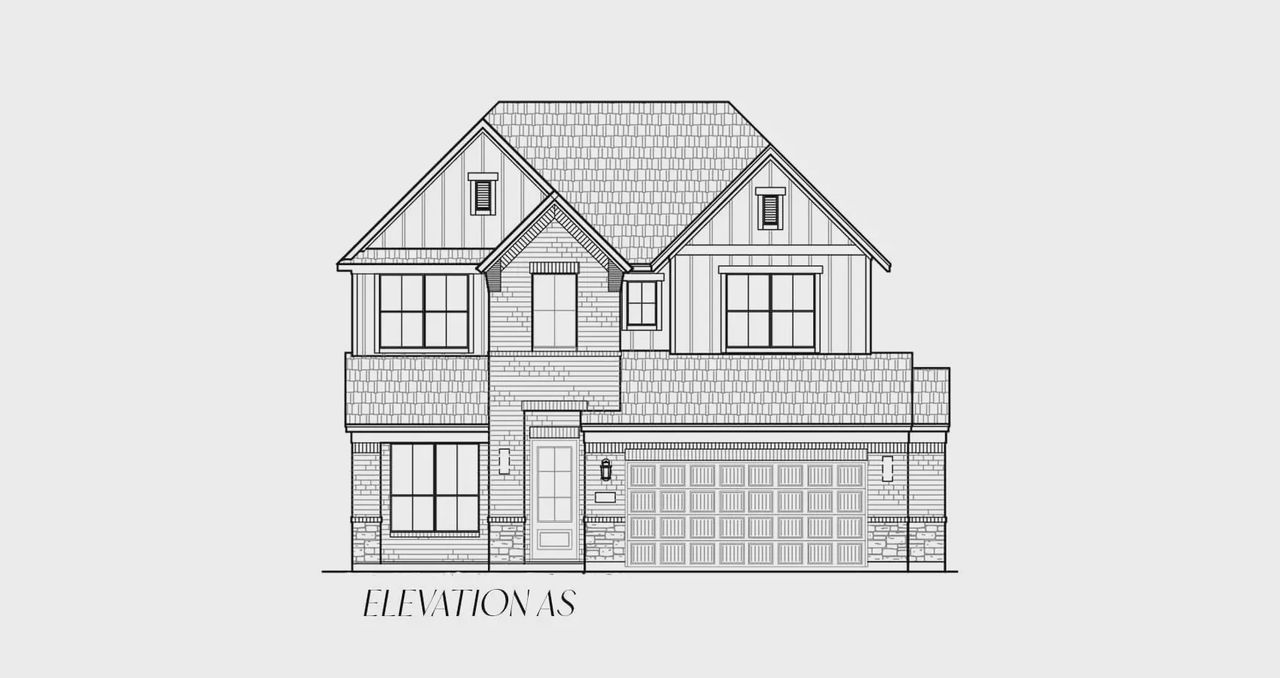 Representative rendering of the exterior for the Dayton by Chesmar Homes (Image 2).