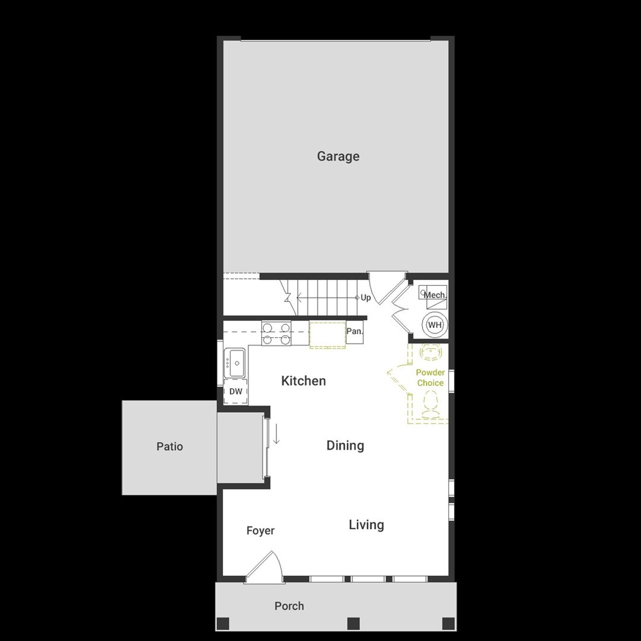 2D floor plan layout of this home in Sky Ranch, Watkins, CO (Image 2). 2D floor plan layout of this home in Sky Ranch, Watkins, CO (Image 2).