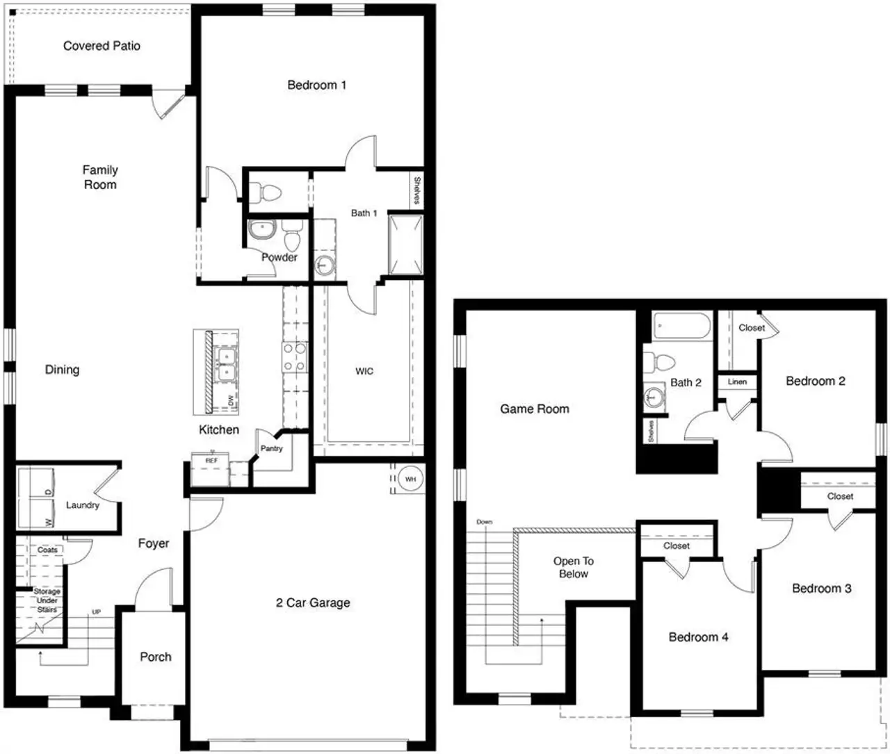 D.R. Horton's  Pierce floorplan - All Home and community information, including pricing, included features, terms, availability and amenities, are subject to change at any time without notice or obligation. All Drawings, pictures, photographs, video, square footages, floor plans, elevations, features, colors and sizes are approximate for illustration purposes only and will vary from the homes as built.