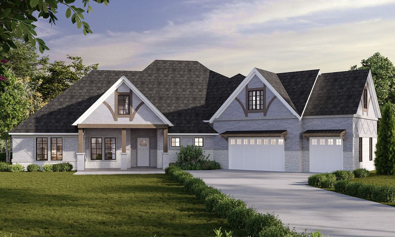 Representative exterior photo of a completed home built from the Jefferson by Cope Homes in Hidden Valley 1, Princeton, TX (Image 2). Representative exterior photo of a completed home built from the Jefferson by Cope Homes in Hidden Valley 1, Princeton, TX (Image 2).