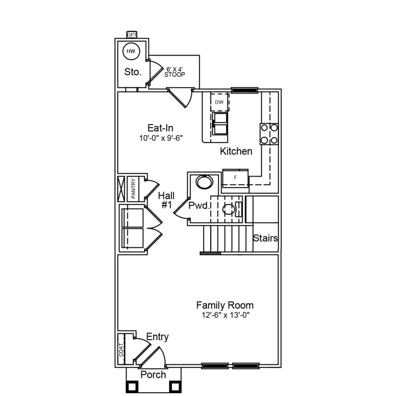 2D floor plan layout of this home in Astoria, Columbia, SC (Image 2).