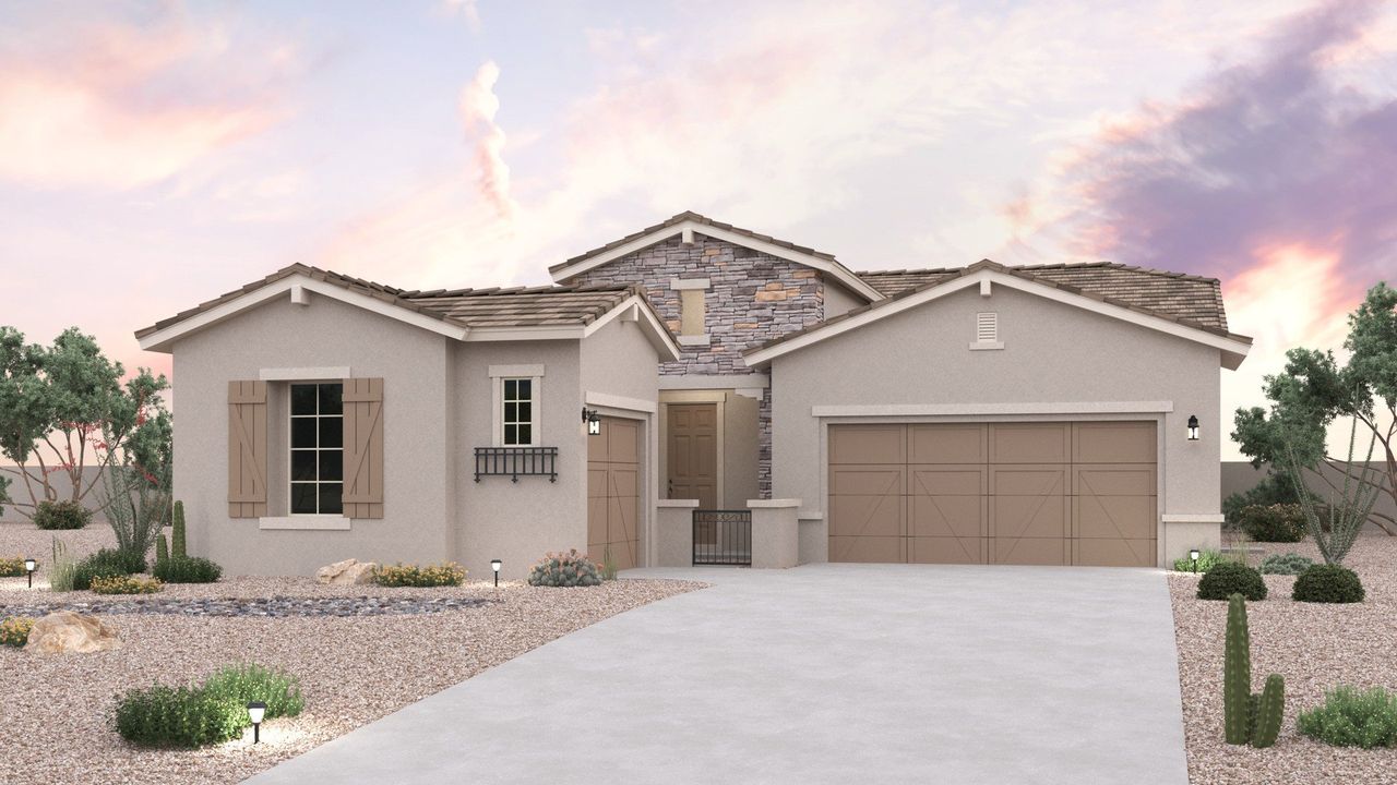 Elevation B – Ranch Hacienda Elevation B – Ranch Hacienda