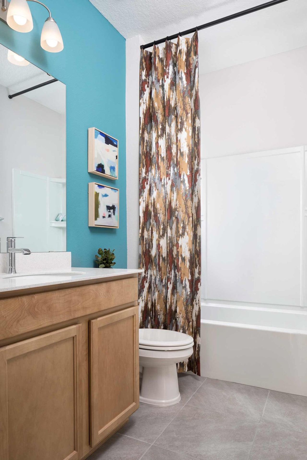 Representative furnished interior of a home built from the The Sweetbay by David Weekley Homes in Kettering at eTown - Garden Collection, Jacksonville (Image 2).