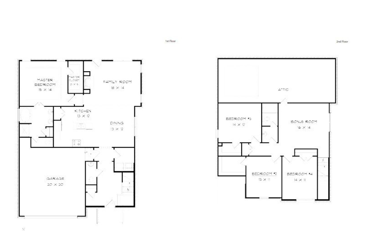 2D floor plan layout for the Cumberland by Southeastern Building Corporation in Saundersville Station, Hendersonville, TN (Image 2).