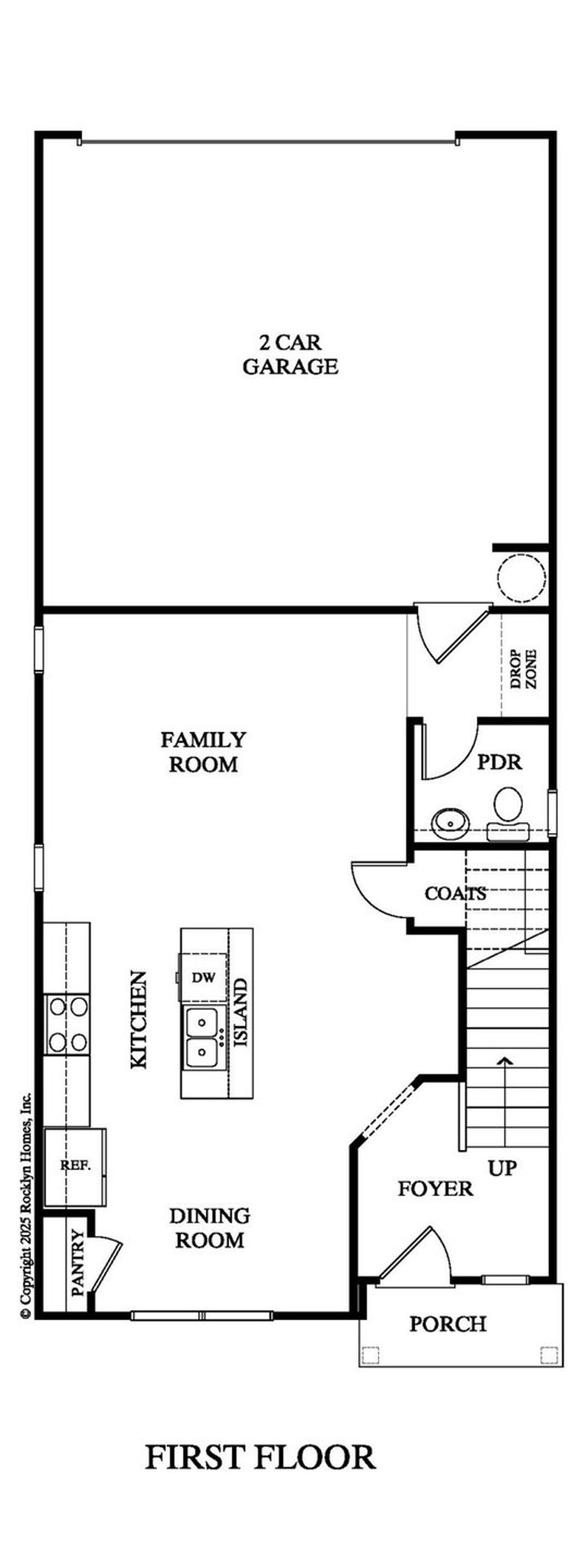 Representative exterior details of a home built from the Ivey by Rocklyn Homes in Old Salem Crossing, Conyers (Image 2).