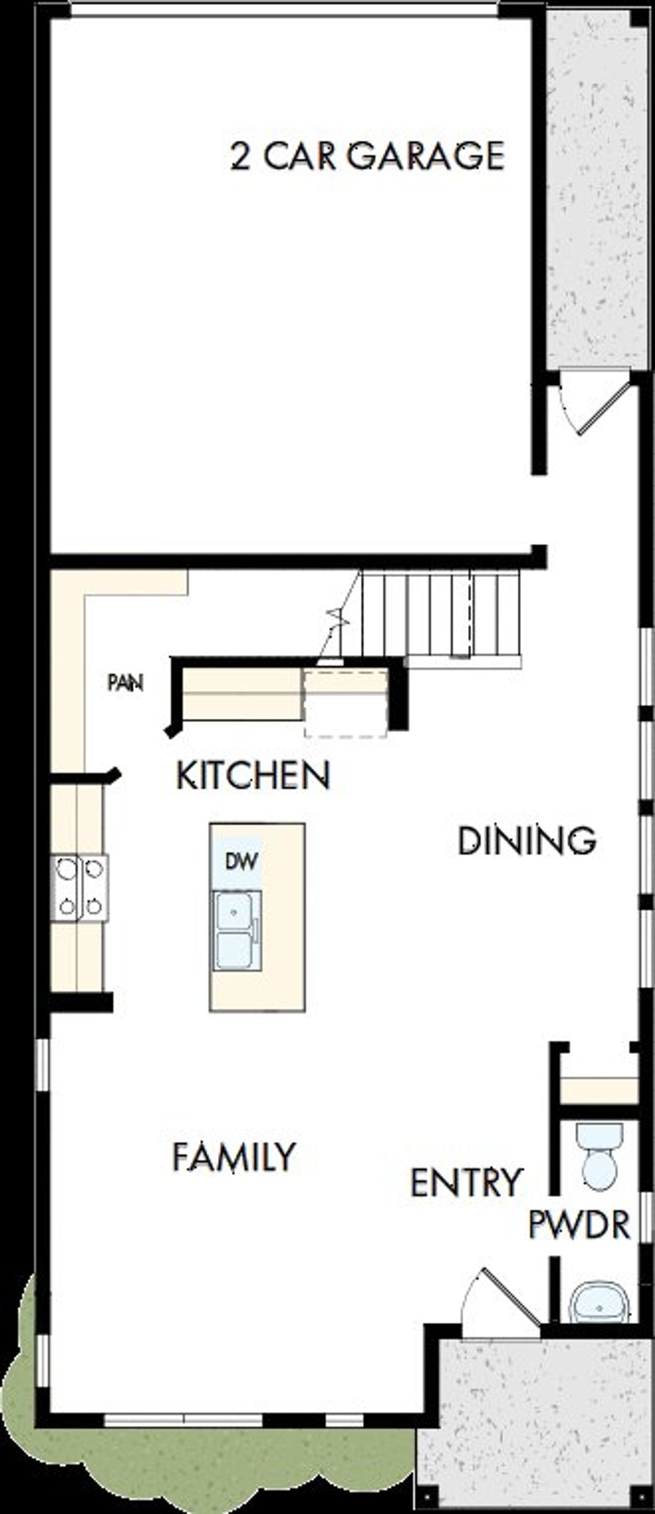 2D floor plan layout of this home in Painted Tree Woodland West – Cottages, McKinney, TX (Image 2). 2D floor plan layout of this home in Painted Tree Woodland West – Cottages, McKinney, TX (Image 2).
