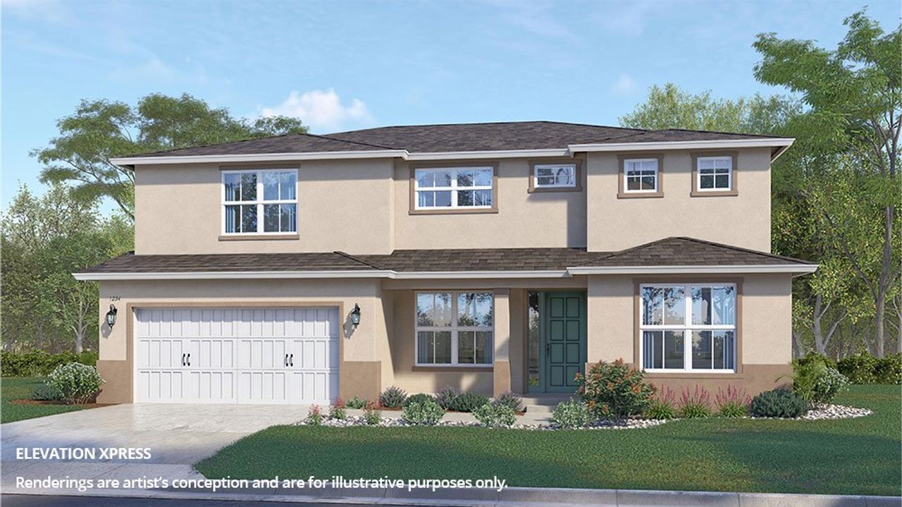 Representative exterior photo of a completed home built from the Lily by Colen Built Development, LLC in Calesa Township, Ocala, FL (Image 2).