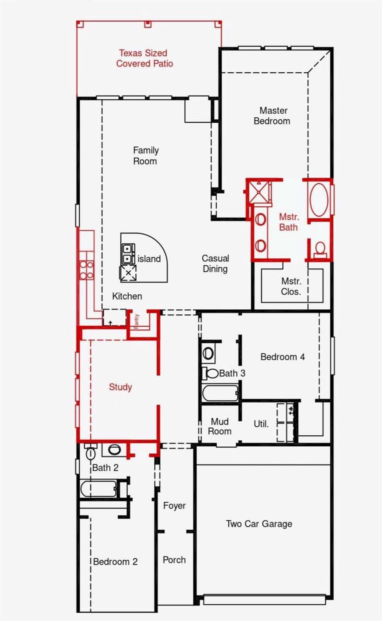 2D floor plan layout of this home in , Spring, TX (Image 2). 2D floor plan layout of this home in , Spring, TX (Image 2).