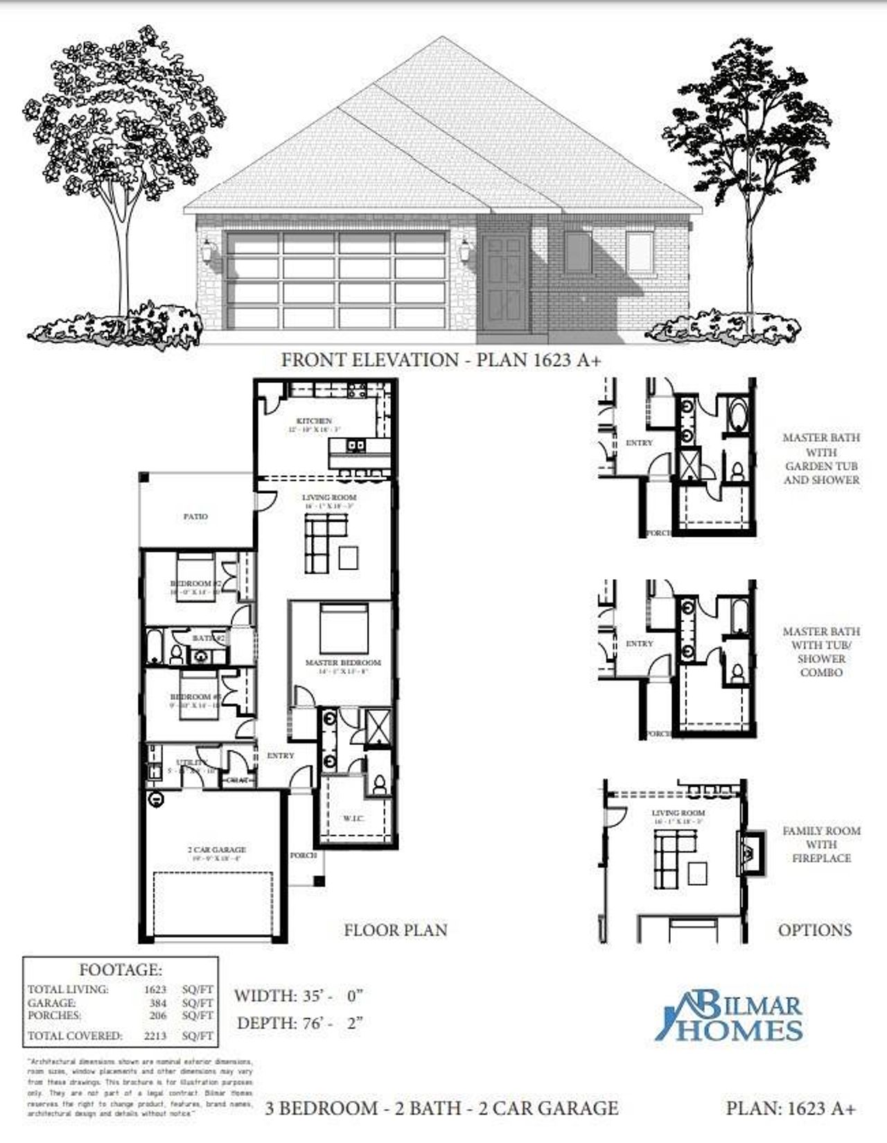 2D floor plan layout of this home in , Santa Fe, TX (Image 2).