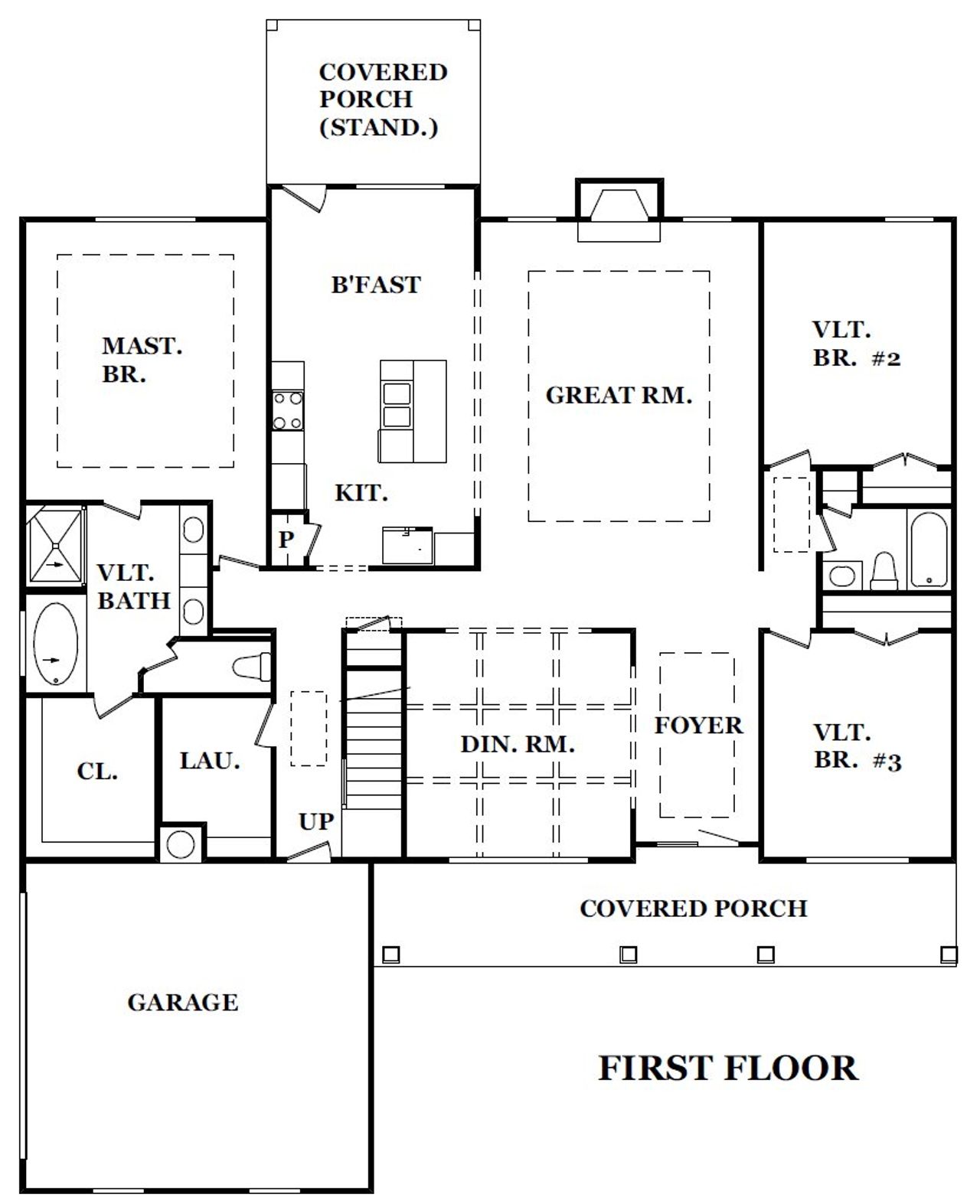 2D floor plan layout for the Anderson Linton Estates by JR Homes in Linton Estates, Newnan, GA (Image 2).