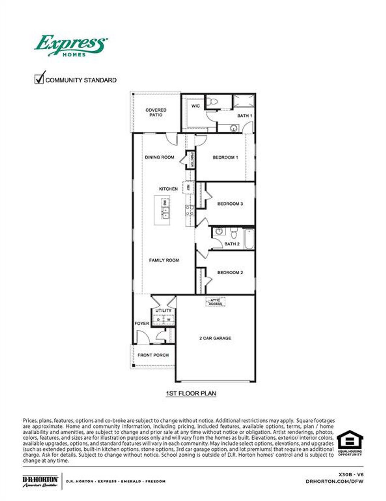 2D floor plan layout of this home in Cartwright Ranch, Crandall, TX (Image 2). 2D floor plan layout of this home in Cartwright Ranch, Crandall, TX (Image 2).